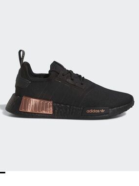 adidas NMD R1 Black Sneakers with Rose Gold Details